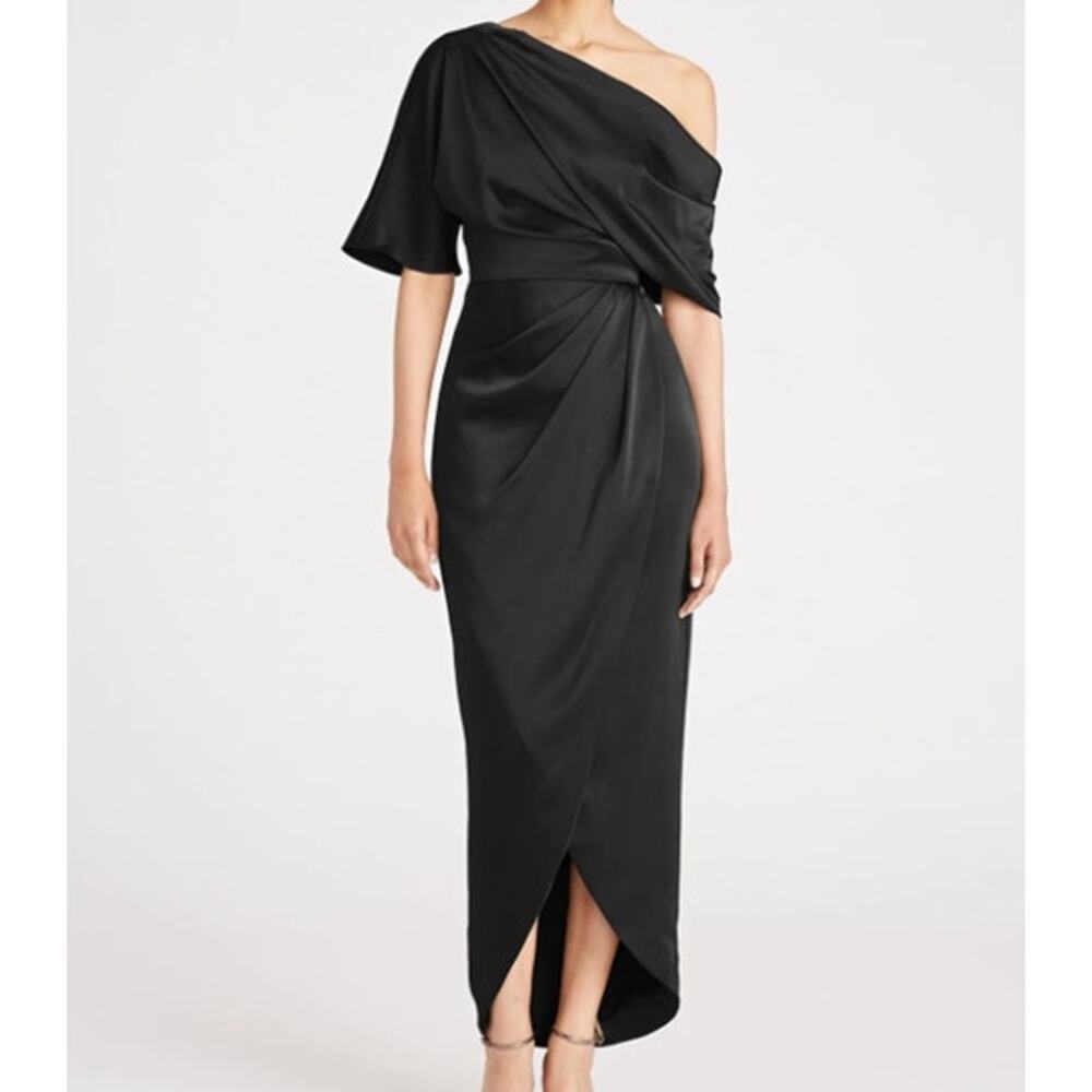 NWT Theia Rayna One Shoulder Gown size 0